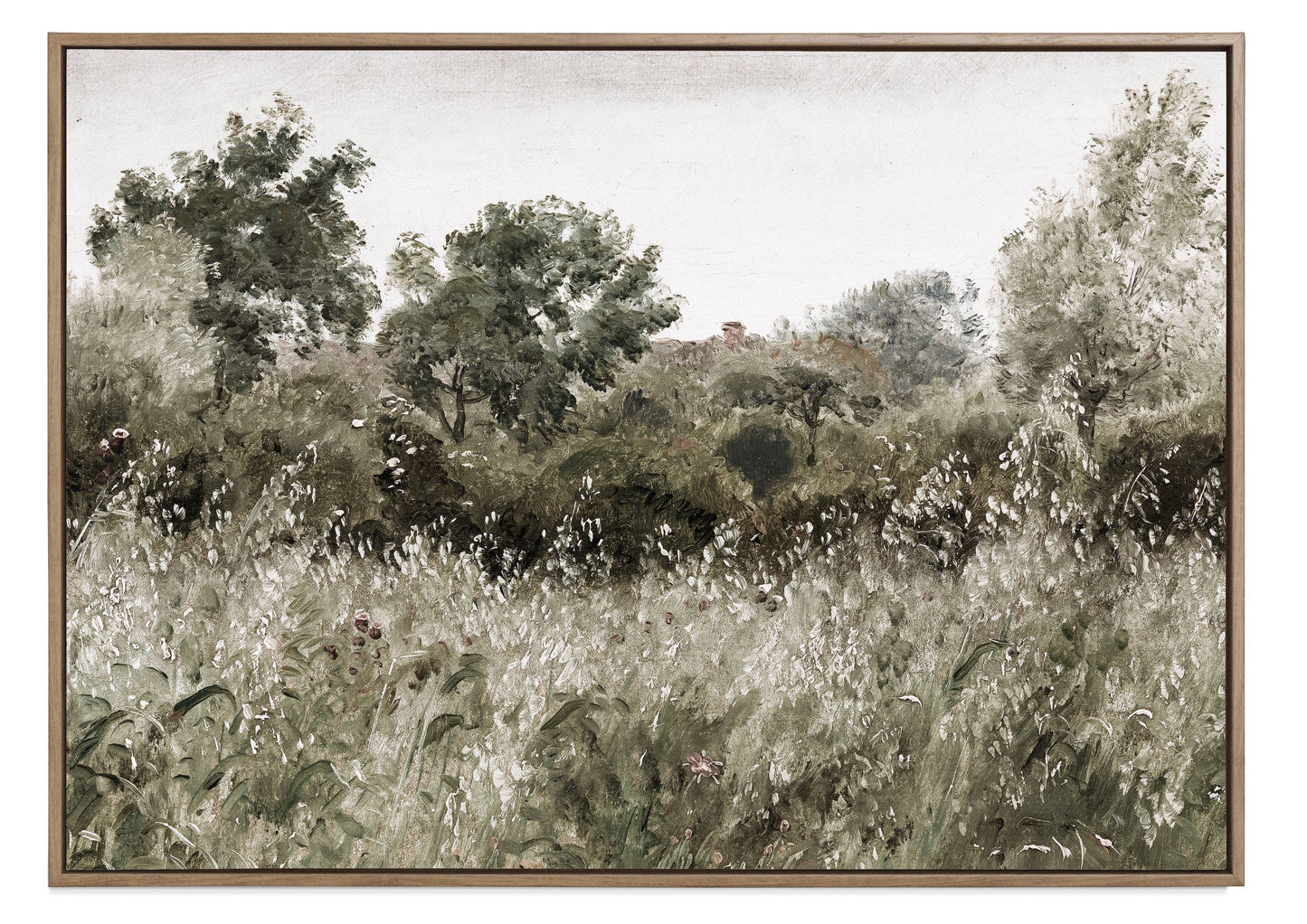Flower Meadow Vintage Art Print