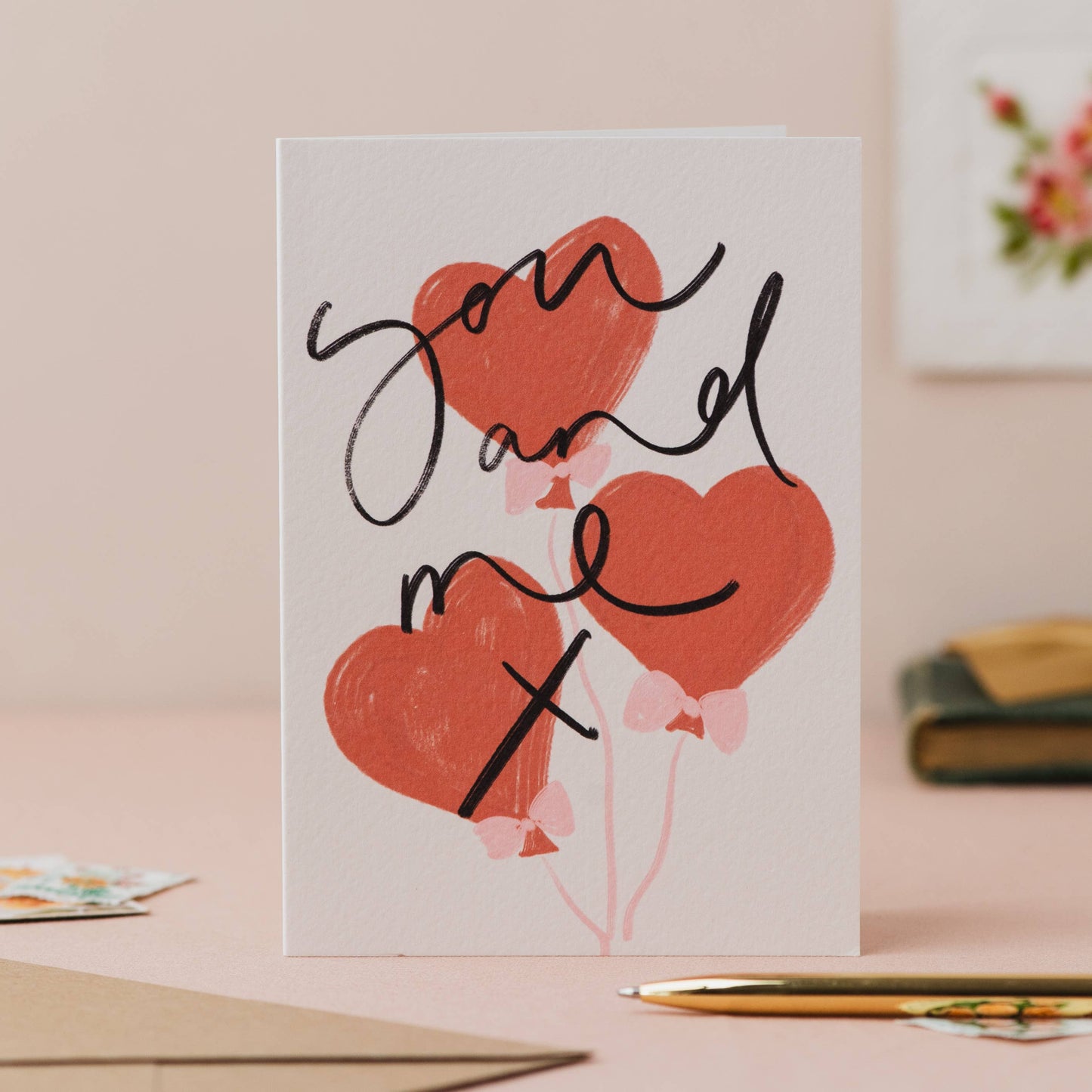 Red Balloon 'You and Me' Card