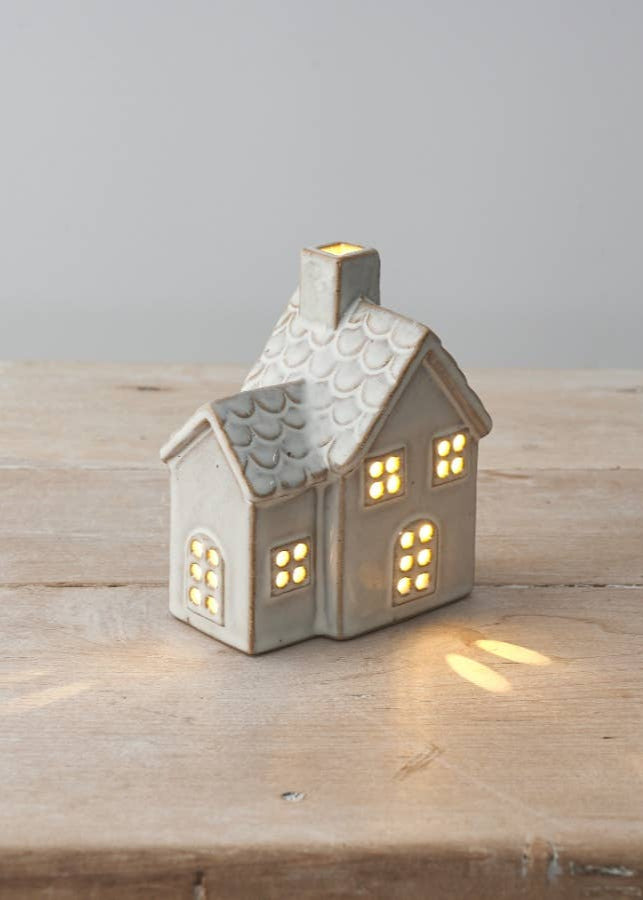 Ceramic Light-Up Cottage House