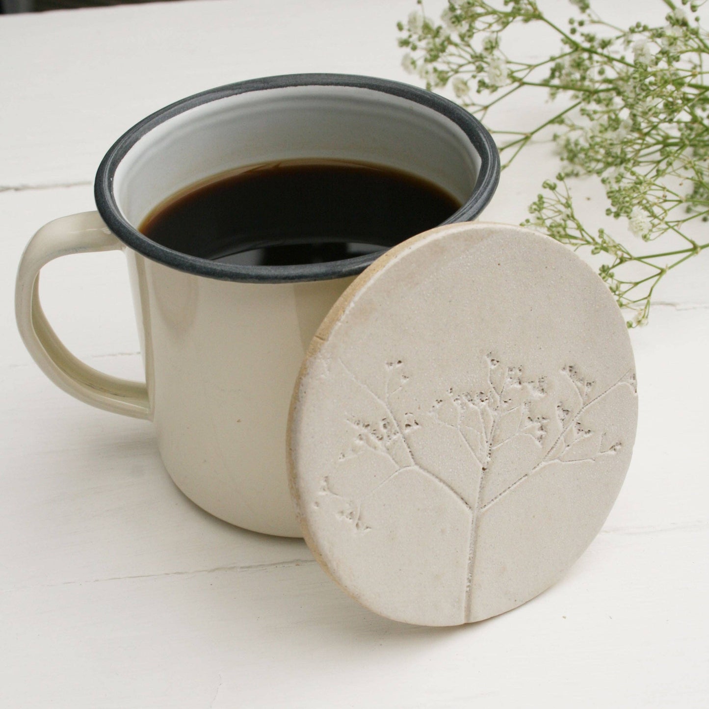 Wild Flower Ceramic Coasters (Set of 4)