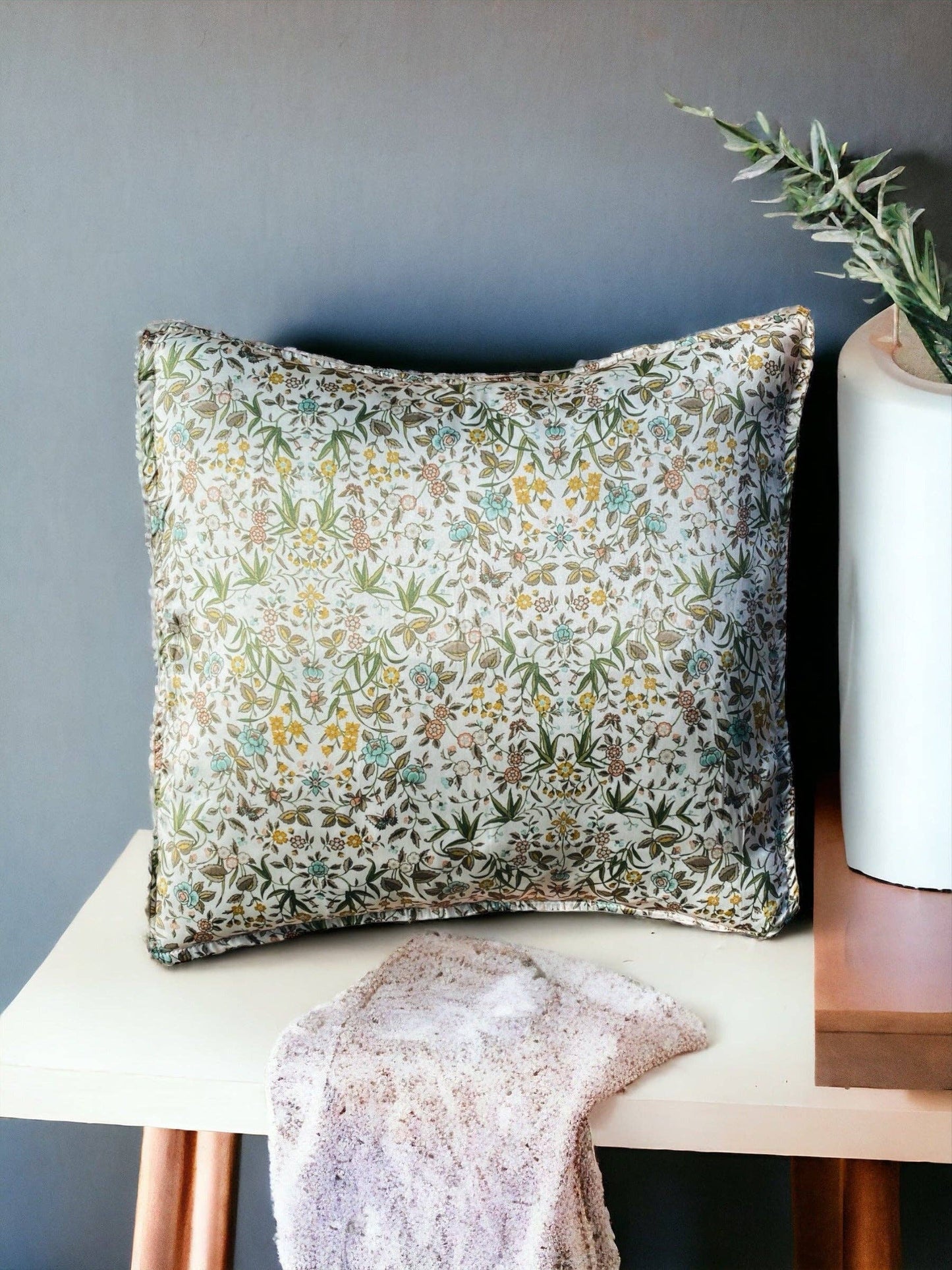 Liberty Print Silk Cushion
