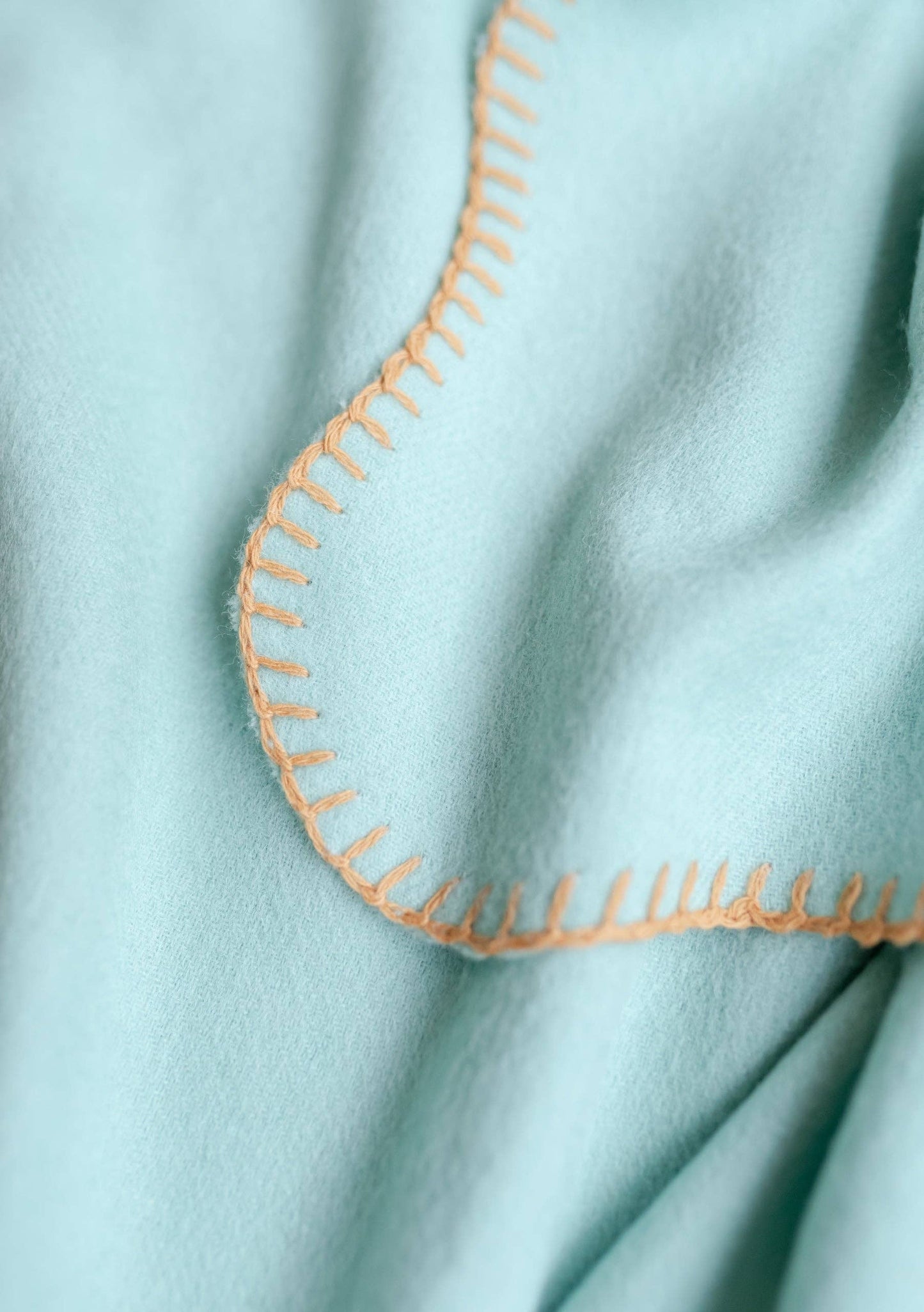 Lambswool Baby Blanket in Mint
