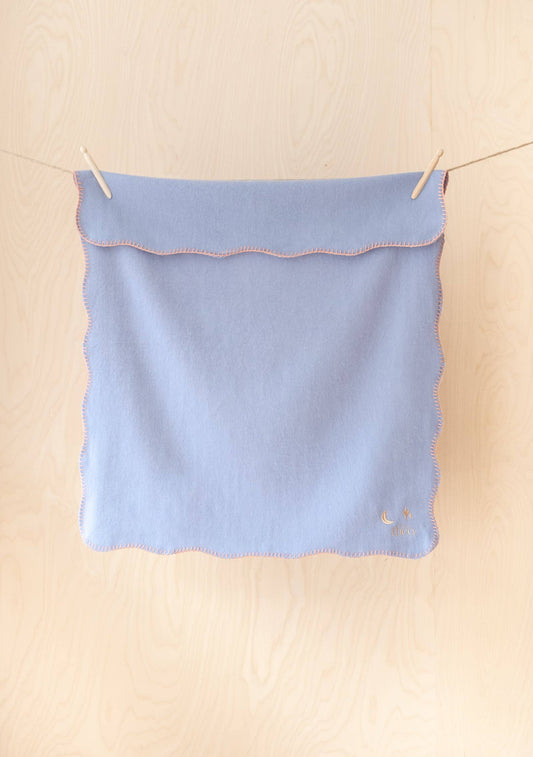 Lambswool Baby Blanket in Lilac