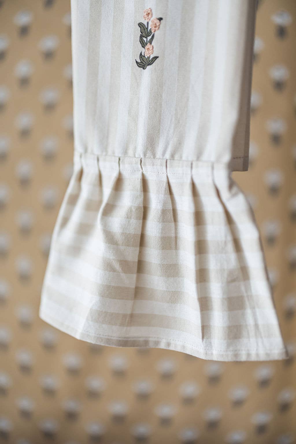 Embroidered Floral Towel