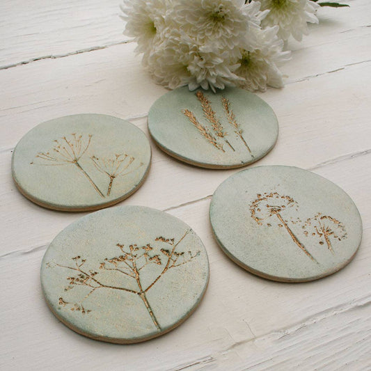 Wild Flower Coasters (Set of 4)